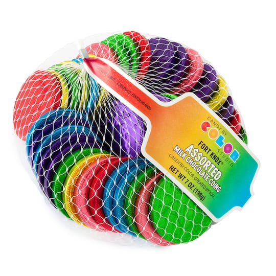 Candy by Color Studio Fort Knox® Milk Chocolate Coins